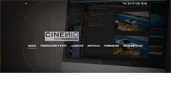 Desktop Screenshot of cinenic.com.es